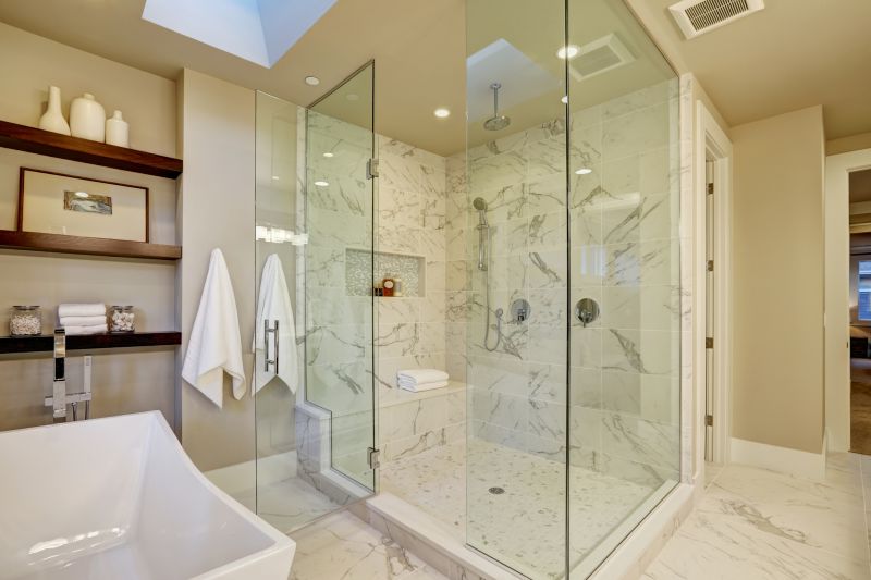Minimalist Shower with Clear Glass